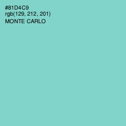 #81D4C9 - Monte Carlo Color Image